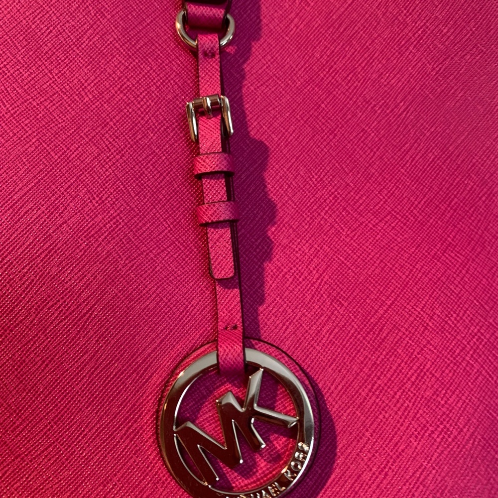 Michael Kors Magenta Pink Tote Handbag - Picture 3 of 11